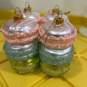 Pastel Macaron Ornament Set